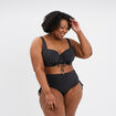 Bas de maillot de bain noir femme grande taille