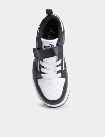 Tennis basses à lacets Puma V6 noir garçon