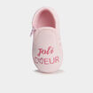 Chaussons bottillons zipp&eacute;s rose b&eacute;b&eacute; fille