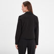 Veste biker zippée Mosquitos noir femme