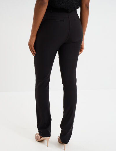 Pantalon stretch taille haute Mosquitos noir femme