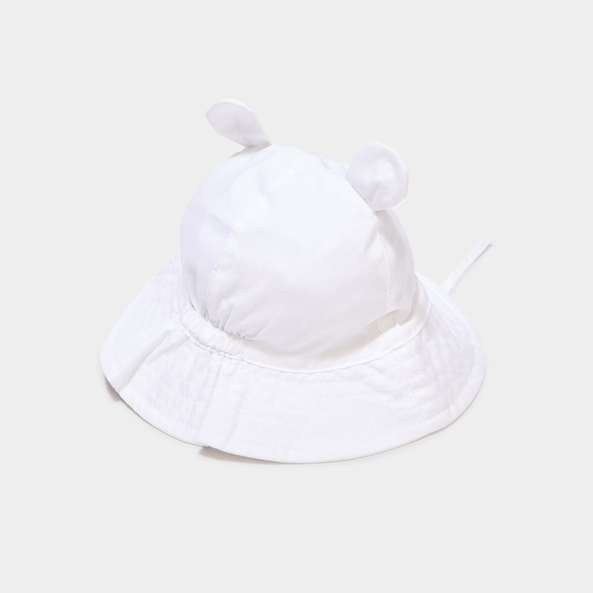 Bob coton blanc b&eacute;b&eacute; gar&ccedil;on