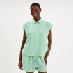 Chemise sans manches vert femme