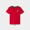 T-shirt maillot de football Portugal rouge mixte