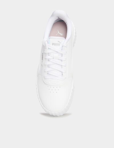 Tennis basses &agrave; lacets Carina Puma mauve fille