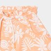 Short jogging slouchy orange fille