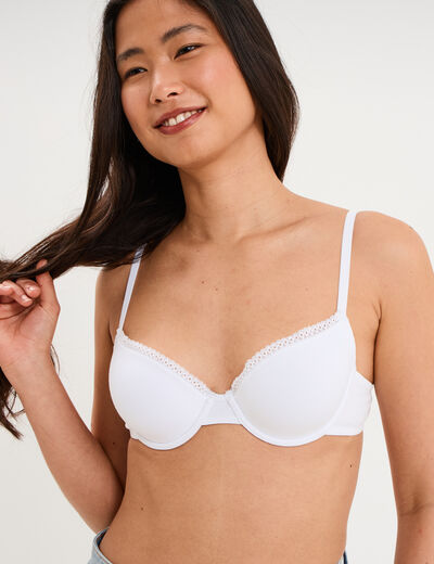 Soutien-gorge embo&icirc;tant padd&eacute; blanc femme