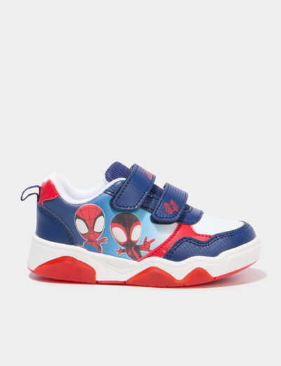 Baskets running lumineuses Spider-Man bleu gar&ccedil;on