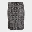 Jupe tube courte taille haute noir femme