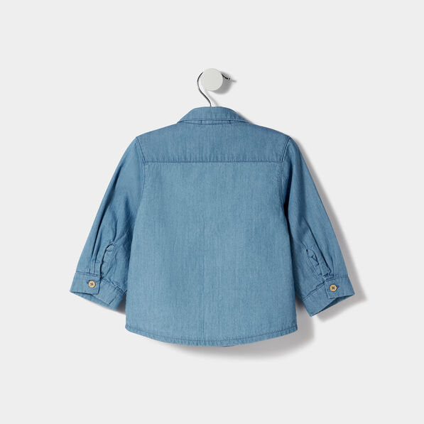 Ensemble 2 pièces coton Creeks denim stone bébé garçon