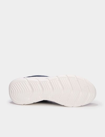 Baskets running lacets &eacute;lastiqu&eacute;s gris femme