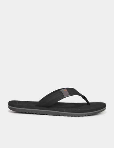 Tongs de plage noir homme