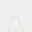 Doudou lapin fausse fourrure blanc bébé