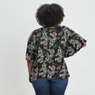 T-shirt manches courtes noir femme grande taille