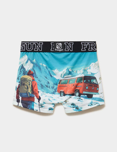Boxer bleu gar&ccedil;on