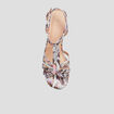 Sandales à talons multicolore femme
