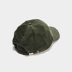 Casquette effet velours côtelé vert kaki homme