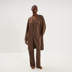 Ensemble pyjama 3 pi&egrave;ces beige femme