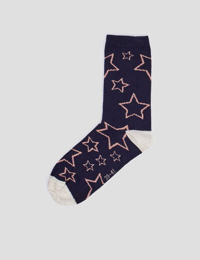 Lot 5 paires chaussettes beige femme