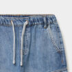 Bermuda en jean regular coton denim double stone gar&ccedil;on