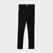 Jeans skinny taille haute denim noir femme