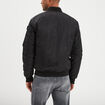 Blouson bomber d&eacute;perlant Liberto noir homme