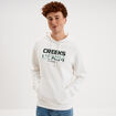 Sweat hoodie molleton Creeks blanc homme