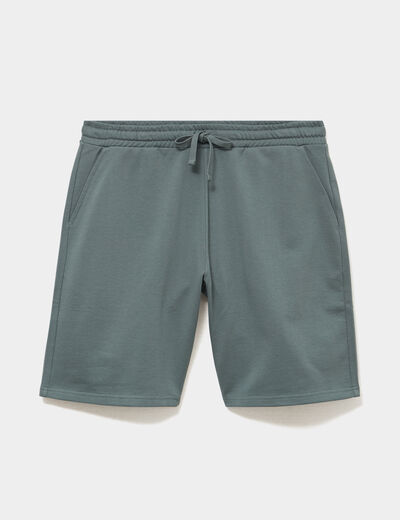 Short de jogging taille &eacute;lastiqu&eacute;e l&eacute;ger vert kaki homme