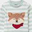 T-shirt manches longues coton vert pastel bébé garçon