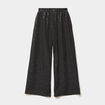 Pantalon large &agrave; strass gris argent fille