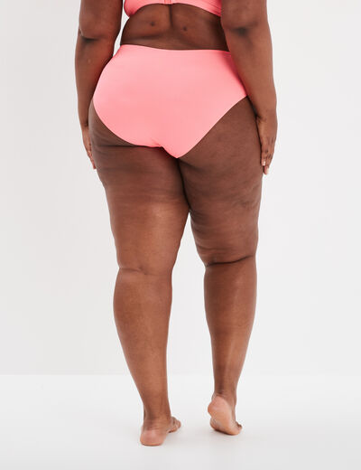 Bas de maillot de bain orange corail femme grande taille