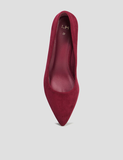 Escarpins à talons rouge femme