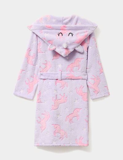 NEXT Fille Peignoir En Polaire Douce Au Toucher Bleu 9 Mois