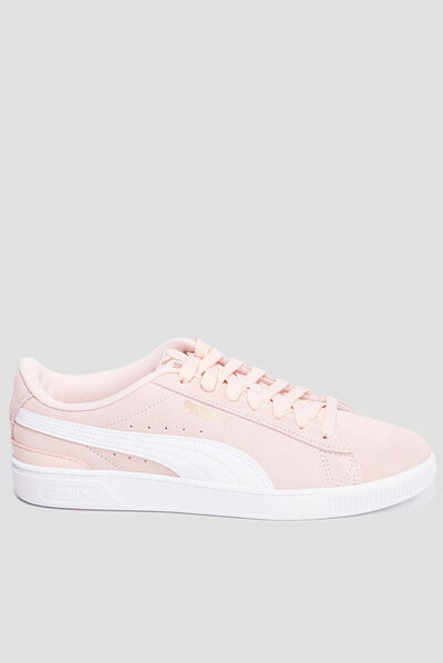 Tennis à lacets Puma Vicky rose femme