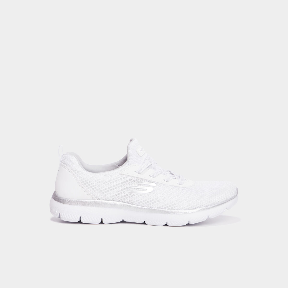 Baskets running Skechers Pure Genius blanc femme