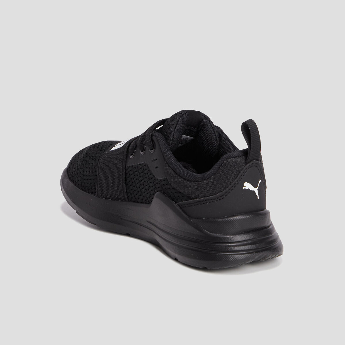 Runnings à lacets Puma Wired noir garçon