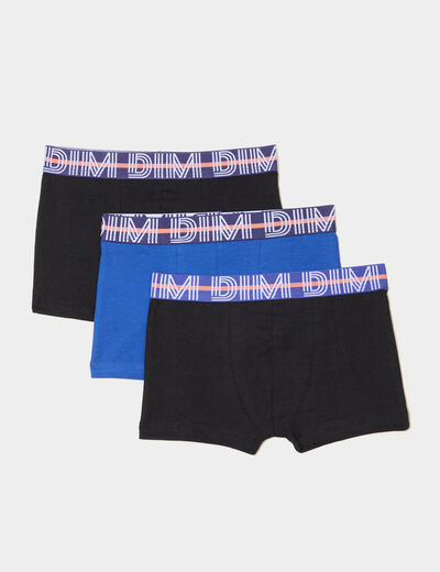 Lot 3 boxers Éco DIM bleu garçon