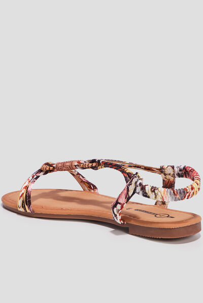 Sandales Mosquitos multicolore femme