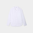 Chemise oversize popeline de coton blanc femme