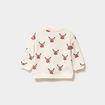 Ensemble 2 pi&egrave;ces sweat et pantalon ecru b&eacute;b&eacute; gar&ccedil;on