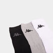 Lot 3 paires chaussettes sport Kappa gris homme
