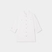 Chemise manches retroussables ivoire homme