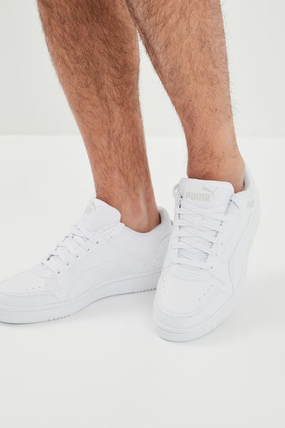 Tennis &agrave; lacets Puma Joy Low blanc homme