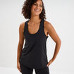 D&eacute;bardeur de sport fluide dos nageur noir femme