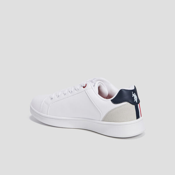 Tennis à lacets US Polo ASSN Combus blanc homme
