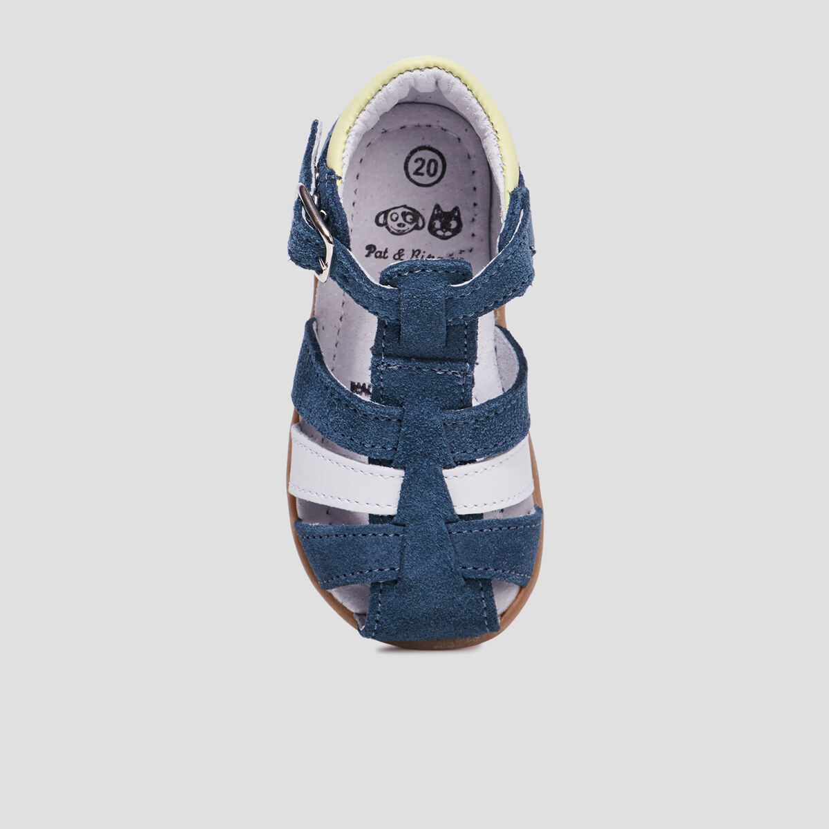 Sandales en cuir multicolore b&eacute;b&eacute; gar&ccedil;on