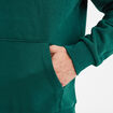 Sweat molleton à capuche hoodie vert foncé homme