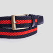 Ceinture tressée multicolore homme
