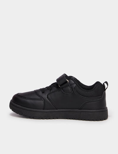 Baskets avec scratchs noir gar&ccedil;on
