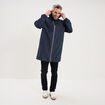 Parka imperm&eacute;able coupe-vent &agrave; capuche gris fonc&eacute; homme